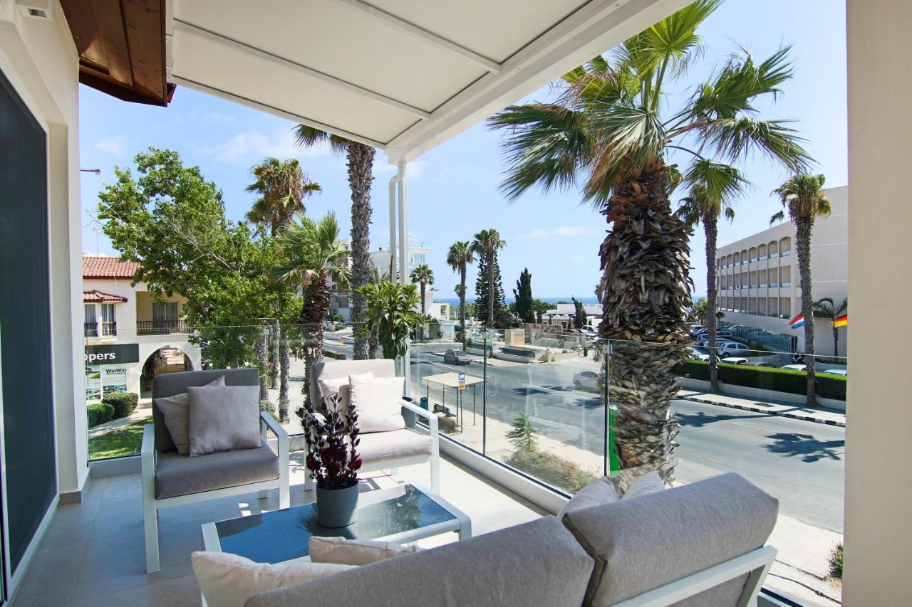 Phaedrus Living: Seaview Luxury Flat Limnaria 114 Apartment Paphos Bagian luar foto